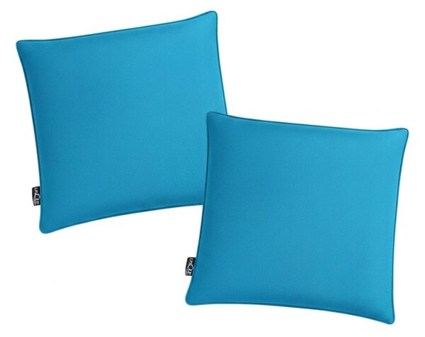 Set 2 kosov vrtna blazina CALINO 45x45 cm, azurno modra