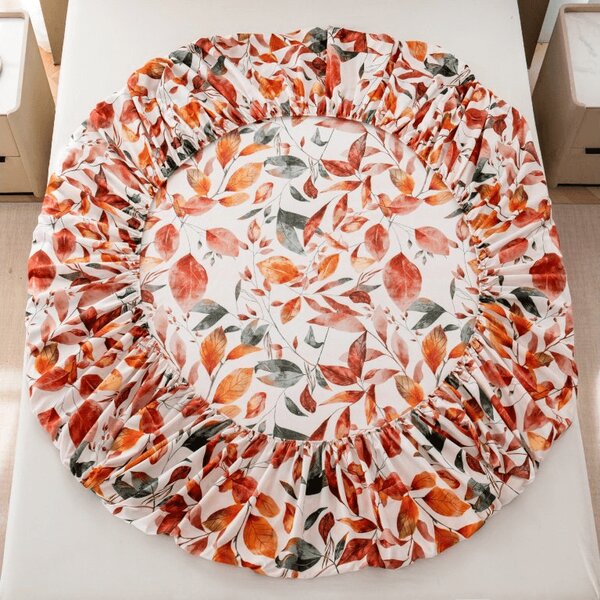 Rjuha iz mikrovlaken AUTUMN LEAVES barvna 90x200 cm