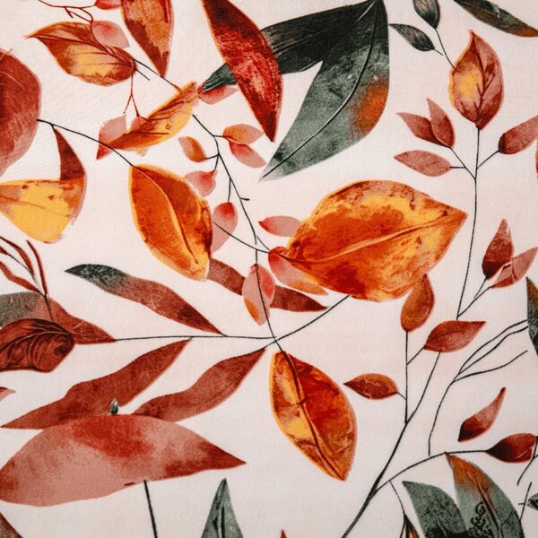 Rjuha iz mikrovlaken AUTUMN LEAVES barvna 90x200 cm