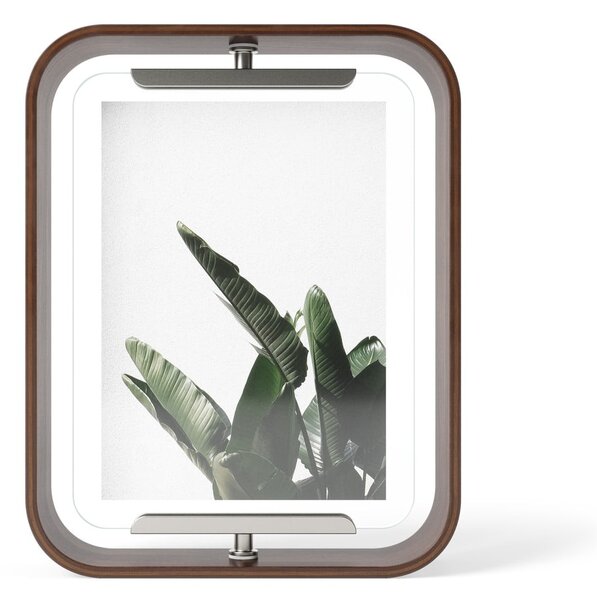 Temno rjav lesen stoječ okvir 19x24 cm Bellwood – Umbra