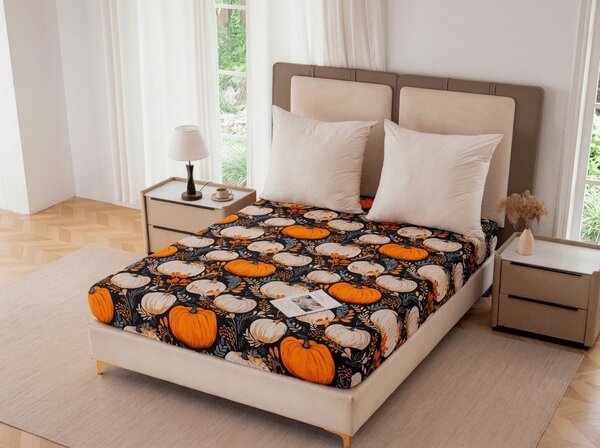 Rjuha iz mikrovlaken MAGIC PUMPKIN barvna 90x200 cm