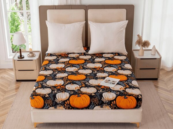 Rjuha iz mikrovlaken MAGIC PUMPKIN barvna 90x200 cm
