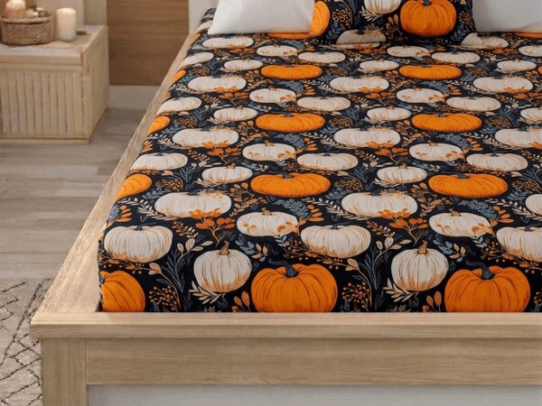 Rjuha iz mikrovlaken MAGIC PUMPKIN barvna 90x200 cm