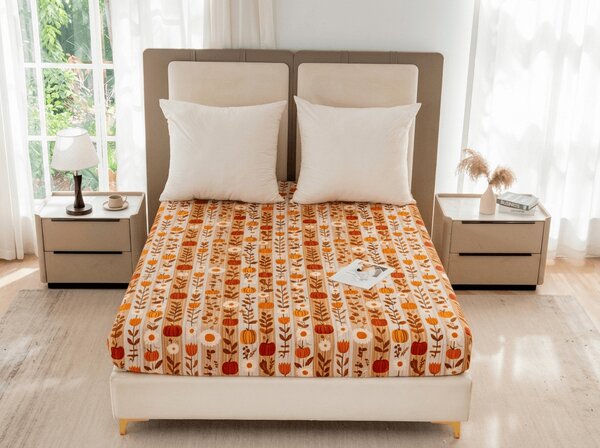 Rjuha iz mikrovlaken PUMPKIN STRIPES barvna 90x200 cm