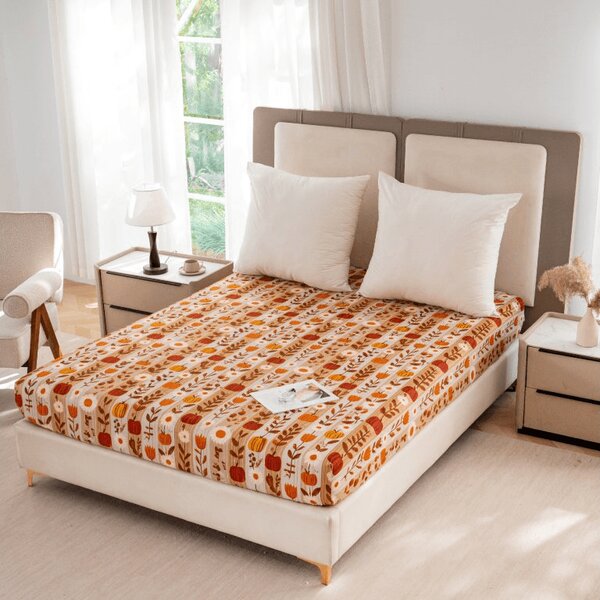 Rjuha iz mikrovlaken PUMPKIN STRIPES barvna 90x200 cm