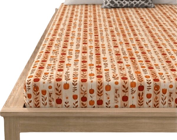 Rjuha iz mikrovlaken PUMPKIN STRIPES barvna 90x200 cm