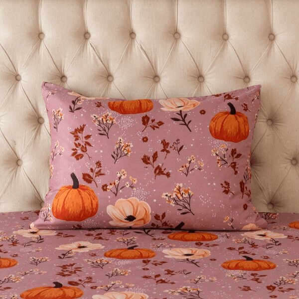 Prevleka za blazino iz mikrovlaken PUMPKINS ROSAVIE 50x70 cm, staro roza