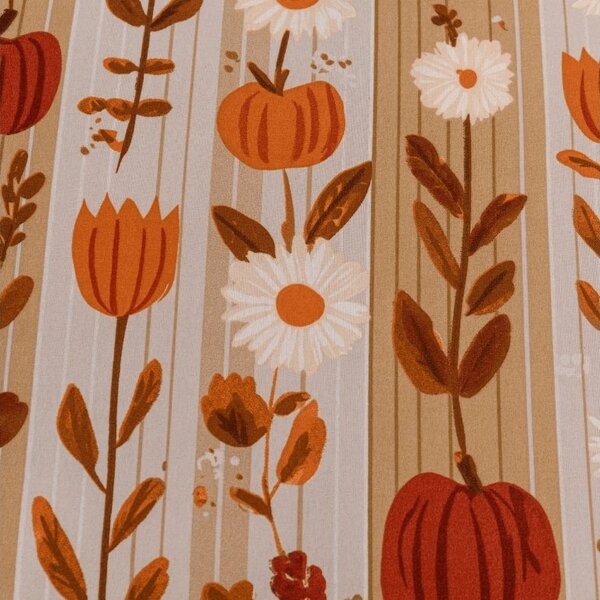 Posteljnina iz mikrovlaken PUMPKIN STRIPES barvna Dimenzije posteljnine: 70 x 90 cm | 140 x 200 cm