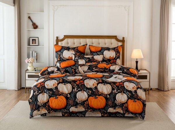 Posteljnina iz mikrovlaken MAGIC PUMPKIN barvna Dimenzije posteljnine: 70 x 90 cm | 140 x 200 cm