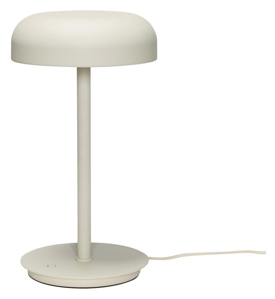 Kremno bela LED zatemnitvena namizna svetilka (višina 37 cm) Velo – Hübsch