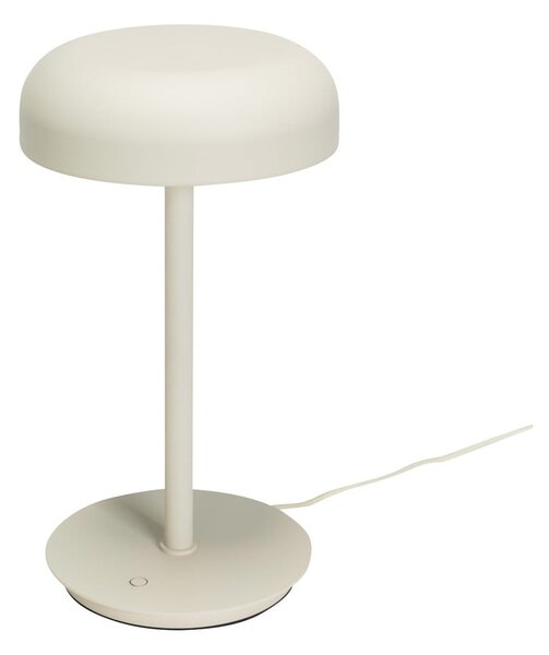 Kremno bela LED zatemnitvena namizna svetilka (višina 37 cm) Velo – Hübsch