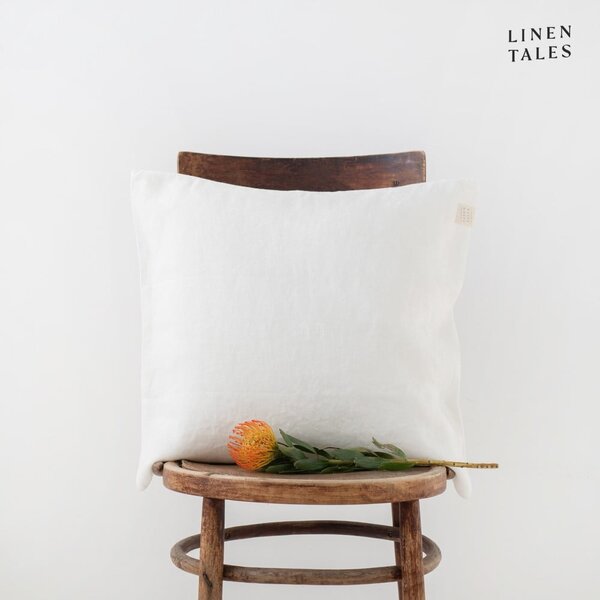 Lanena prevleka za blazino 40x40 cm White – Linen Tales