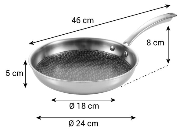 Jeklena ponev ø 24 cm SteelCraft – Tescoma