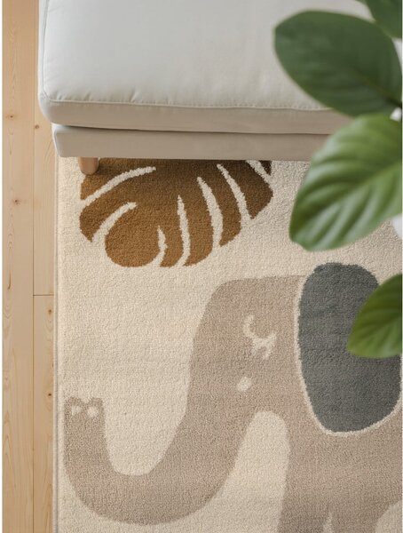 Kremno bela otroška preproga 120x170 cm Animal Safari – Hanse Home