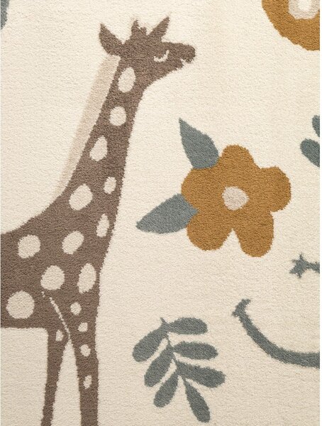 Kremno bela otroška preproga 120x170 cm Animal Safari – Hanse Home