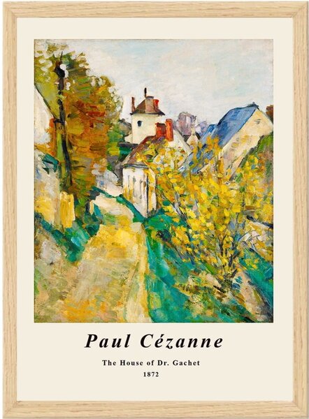 Plakat z okvirjem 35x45 cm Paul Cézanne – Wallity