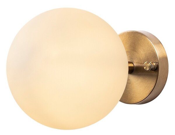 Bela/v bronasti barvi stenska svetilka ø 15 cm Atmaca – Opviq lights