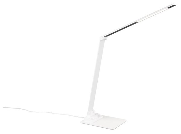 Bela LED zatemnitvena namizna svetilka (višina 72 cm) Travis – Trio