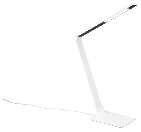 Bela LED zatemnitvena namizna svetilka (višina 72 cm) Travis – Trio