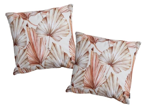 Set 2 kosov vrtna blazina TROPELIS 45x45 cm, bež
