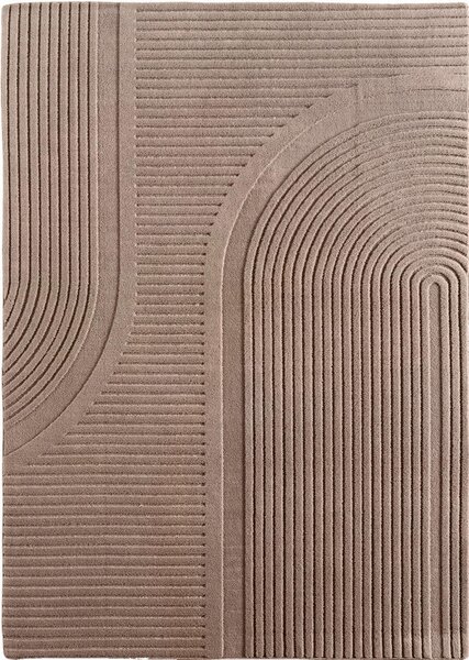 RAVNO TKANA PREPROGA Pompei 140/200 cm tkano bež