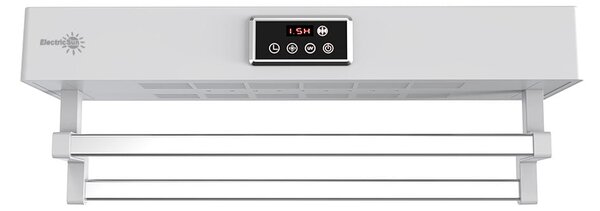 Sušilnik brisač z UV sterilizatorjem, ElectricSun STANDARD White, beli, montaža na steno, za kuhinjo in kopalnico, 60 cm, 450 W