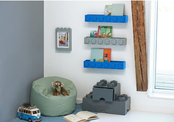 Siv okvir za fotografije LEGO®, 19,3 x 26,8 cm