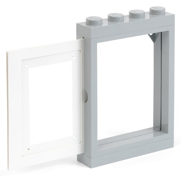 Siv okvir za fotografije LEGO®, 19,3 x 26,8 cm