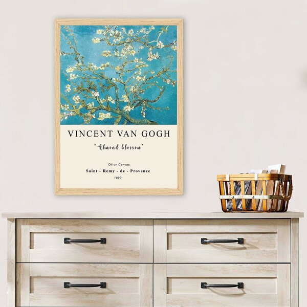 Plakat z okvirjem 55x75 cm Vincent van Gogh – Wallity