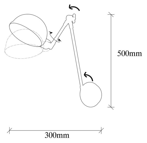 Stenska svetilka v bronasti barvi ø 15 cm Sivani – Opviq lights