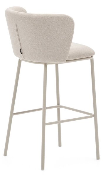 Bež barski stol (višina sedeža 75 cm) Ciselia – Kave Home