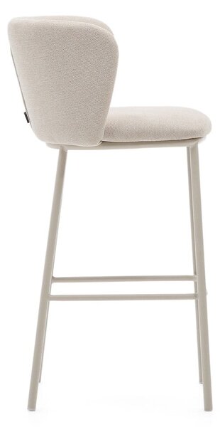 Bež barski stol (višina sedeža 75 cm) Ciselia – Kave Home