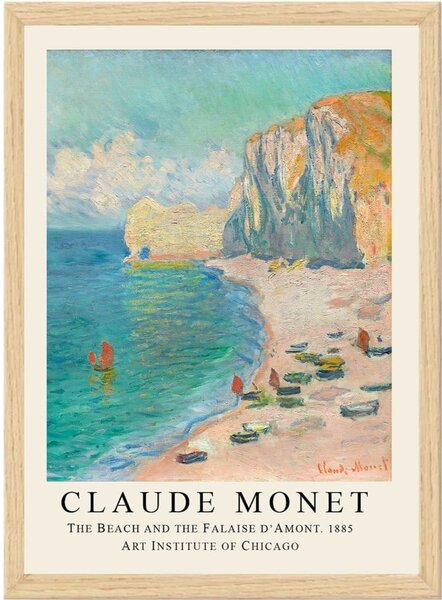 Plakat z okvirjem 35x45 cm Claude Monet – Wallity