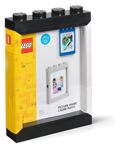 Črn okvir za fotografije LEGO®, 19,3 x 26,8 cm