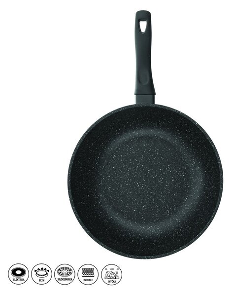 WOK ponev z neprijemljivo površino Pfluon Granit Orion Grande, ⌀ 30 cm