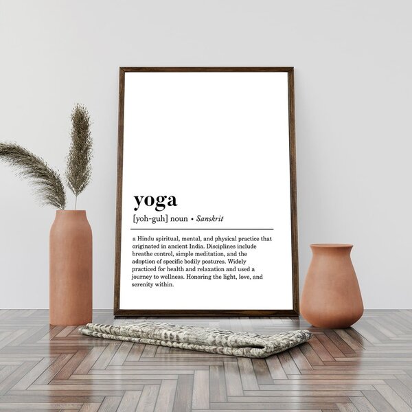 Plakat 50x70 cm Yoga – Wallity