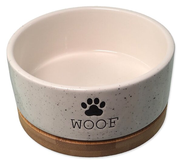 Keramična posoda za hrano za pse ø 13 cm Dog Fantasy WOOF – Plaček Pet Products