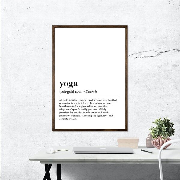 Plakat 50x70 cm Yoga – Wallity