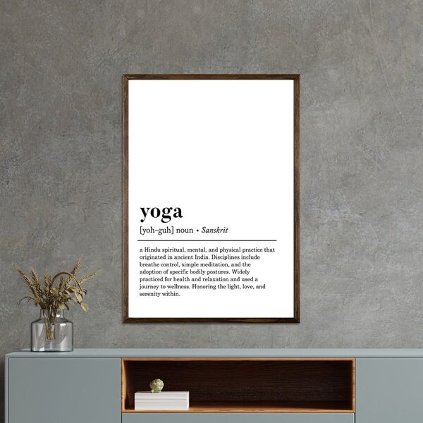 Plakat 50x70 cm Yoga – Wallity