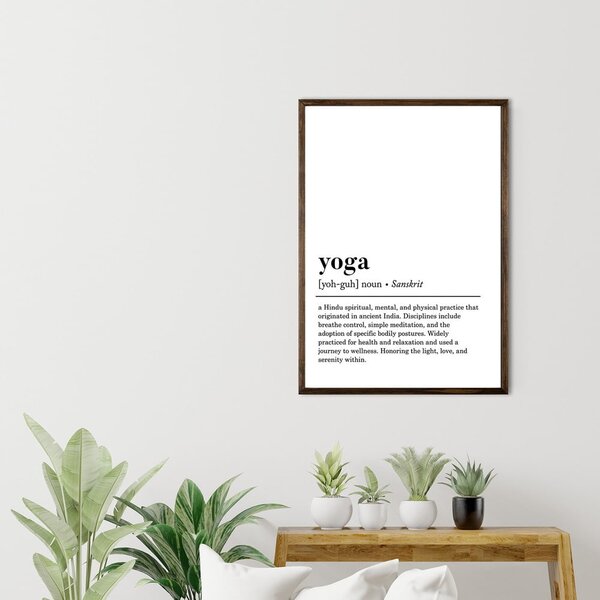 Plakat 50x70 cm Yoga – Wallity