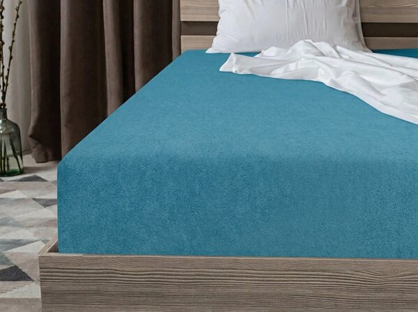 Frotirno rjuho EXCLUSIVE temno turkizne barve 90 x 200 cm