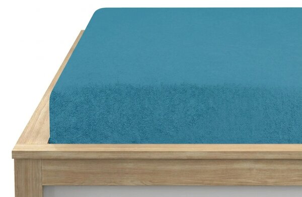 Frotirno rjuho EXCLUSIVE temno turkizne barve 90 x 200 cm