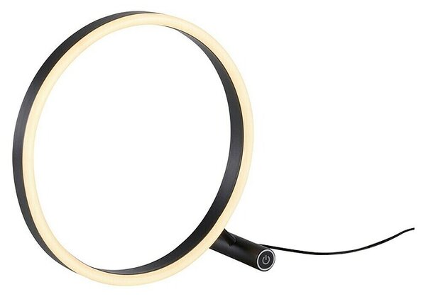 Just Light LED namizna svetilka RITUS (13,5 W, Ø x V: 28,5 x 28,5 cm, Antracit, Toplo bela)
