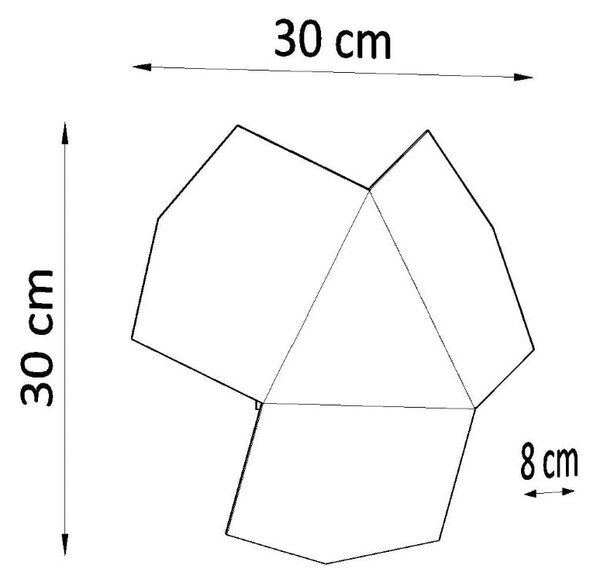 Bela stenska svetilka Hiru – Nice Lamps