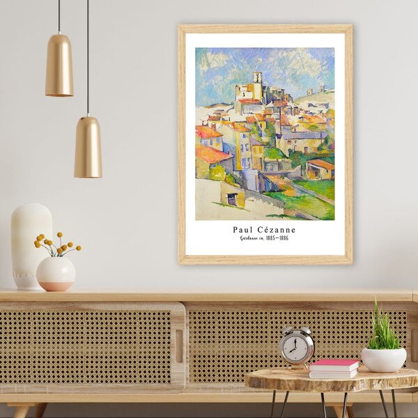 Plakat z okvirjem 55x75 cm Paul Cézanne – Wallity