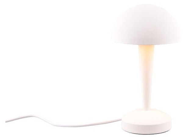 Bela LED namizna svetilka (višina 26 cm) Canaria – Trio