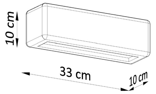 Bela stenska svetilka Mosorio – Nice Lamps