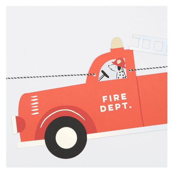 Girlanda Fire Truck – Meri Meri