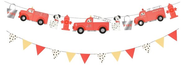 Girlanda Fire Truck – Meri Meri