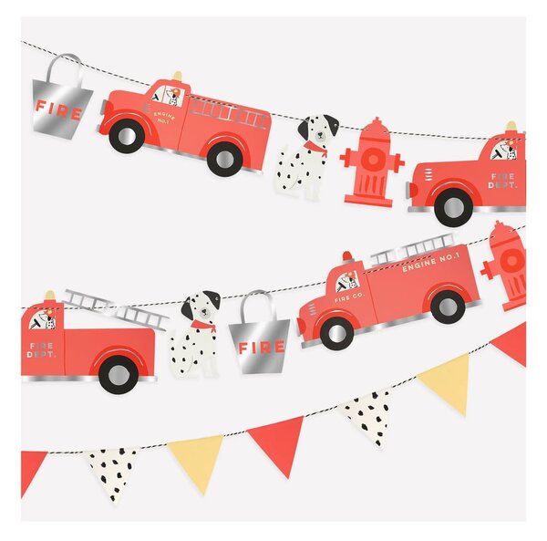 Girlanda Fire Truck – Meri Meri